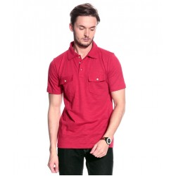 T10 Sports Slub Polo T10000302 (Red)